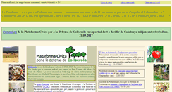 Desktop Screenshot of collserola.org